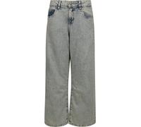 Urban Classics Ladies' Low-Waist Baggy Fit Jeans blue grey 31