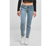 Urban Classics Ladies Low Waist Straight Denim Pants Jeans Stretch Women