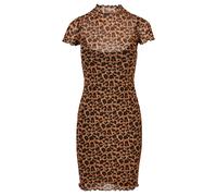 Urban Classics Women's mesh Double Layer Dress Casual, Leo, XS