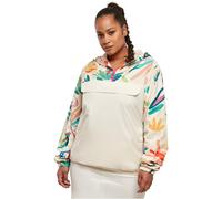Urban Classics Ladies Mixed Pull Over Jacket Pullover AOP Colorful Pocket