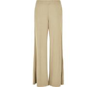 Urban Classics Ladies - Modal Wide Leg Pants khaki - 4XL