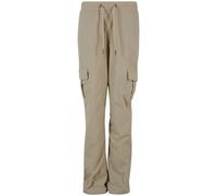 Urban Classics Women's Ladies Nylon Cargo Pants, Concrete, XL