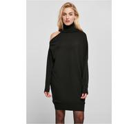 Urban Classics Ladies One Shoulder Knit Dress Roll Neck