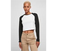 Urban Classics Ladies Organic Cropped Retro Baseball Longsleeve Women Crop