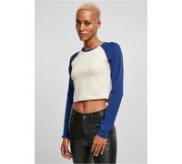 Urban Classics Ladies Organic Cropped Retro Baseball Longsleeve Women Crop