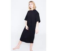 Urban Classics - Ladies Organic Long Oversized Black - Dress - black - XS - 100% Organic Cotton,Jersey XS