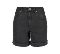 Urban Classics Ladies Organic Stretch Denim 5 Pocket Shorts Black Washed size 29 | Shorts Outlet | Women | Blue 29