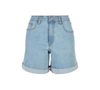 Urban Classics Ladies Organic Stretch Denim 5 Pocket Shorts Clearblue Bleac size 26 | Shorts Outlet | Women | Blue 26