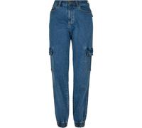 Urban Classics Ladies - Organic Stretch Denim Cargo Jeans