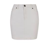 Urban Classics Women's Ladies Organic Stretch Denim Mini Skirt, offwhite raw, 30