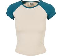 Urban Classics Ladies - Organic Stretch Retro Baseball Shirt
