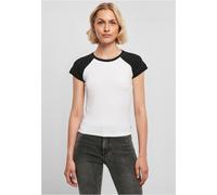 Urban Classics Ladies Organic Stretch Short Retro Baseball Tee T-Shirt New