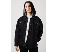 Urban Classics - Ladies Oversized 90‘s Denim Black Washed - Jeans Jacket - black - S - 100% Cotton,Denim S