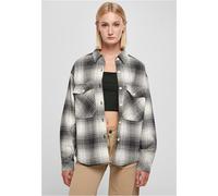 Urban Classics Ladies Oversized Check Shirt Women Plaid Flannel Classic