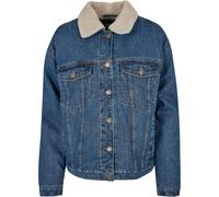 Urban Classics Ladies - Oversized Sherpa Denim Jacket