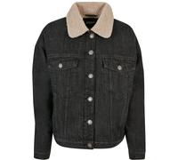 Urban Classics Ladies - Oversized Sherpa Denim Jacket