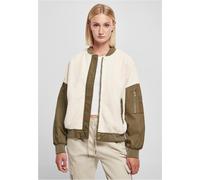 Urban Classics Ladies Oversized Sherpa Mixed Bomber Jacket