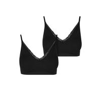 Urban Classics Damen bügelloser BH Ladies Padded Rip Bra 2-Pack TB7657A