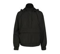 Urban Classics Ladies Panel Pull Over Jacket Black size XS | Jackets Outlet | Women | Black XS