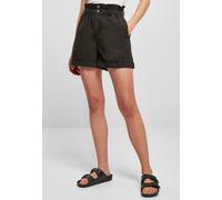 Urban Classics - Ladies Paperbag Black - Shorts - black - W26 - 100% Cotton