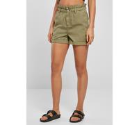 Urban Classics - Ladies Paperbag Khaki - Shorts - green - W28 - 100% Cotton W28
