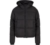 Urban Classics Ladies' Peached Puffer Jacket with hood Winter Jacket black XL