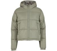Urban Classics Ladies' Peached Puffer Jacket with hood Winter Jacket olive XL