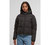 Urban Classics - Ladies Peached Puffer With Hood Black - Jacket - black - L - Shell: 100% Polyester; Lining: 100% Polyester L
