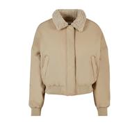 Urban Classics Ladies Pilot Bomber Jacket Wet Sand/sand size XL | Bomber Jackets Outlet | Women | Brown XL