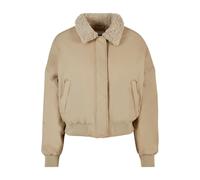 Urban Classics Ladies Pilot Bomber Jacket Wet Sand/sand size XS | Bomber Jackets Outlet | Women | Brown XS
