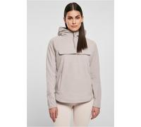 Urban Classics Ladies Polar Fleece Pull Over Hoodie Jacket Half Zip Pocket