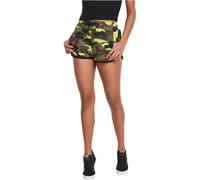 Urban Classics Ladies Printed Camo Hot Pants Women Short Pants Sporty Sport