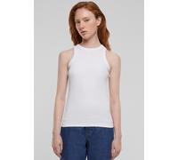 Urban Classics Women's Ladies Racer Back Rib Top Undershirt, White, XL