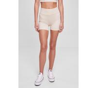 Urban Classics - Ladies Recycled High Waist Cycle Softseagrass - Shorts - beige - L - 80% Polyester, 20% Elastane,Jersey L
