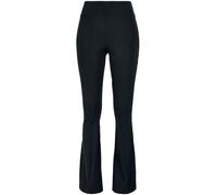 Urban Classics Women's Ladies Recycled high Waist Flared Leggings, Black, XXL