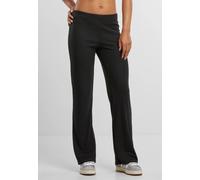 Urban Classics - Ladies Rib Black - Pants - black - S - 80% Polyester, 20% Viscose,Viscose S