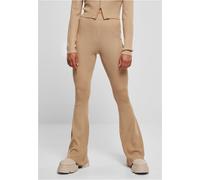 Urban Classics Ladies Rib Knit Bootcut Leggings Ribbed Fabric Trousers
