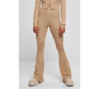 Urban Classics Ladies Rib Knit Bootcut Leggings Ribbed Fabric Trousers