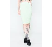 Urban Classics - Ladies Rib Knit Midi Lightmint - Skirt - green - XS - 35% Viscose, 35% Polyester, 30% Nylon,Knitwear XS