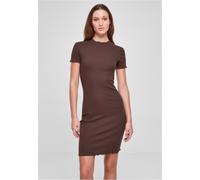 Urban Classics Ladies Rib Tee Dress Mini Slim Fit Sexy Figure-Hugging Delicate