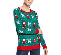 Urban Classics Ladies - Santa Christmas Sweater green