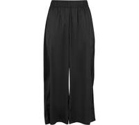Urban Classics Ladies' Satin Wide Leg Culotte Cloth Trousers black M