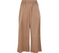 Urban Classics Ladies Satin Wide Leg Culotte Pants Comfortable Fit