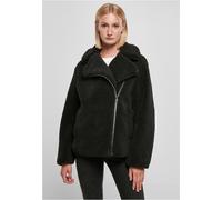 Urban Classics Ladies Sherpa Biker Jacket Fluffy Fabric Transition Jacket