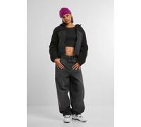 Urban Classics - Ladies Sherpa Crinkle Nylon Mix Black/Black - Jacket - black - S - 100% Nylon,100% Cotton,Fleece S