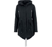 Urban Classics Ladies Sherpa Lined Cotton Parka Winter Jacket black XXL