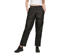 Urban Classics - Ladies Shiny Crinkle Nylon Zip Black - Pants - black - XS - Shell: 100% Nylon; Lining: 100% Polyester,Synthetics XS