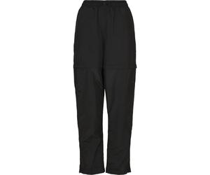 Urban Classics Ladies Shiny Crinkle Nylon Zip Pants Sport Pants 2 Lengths