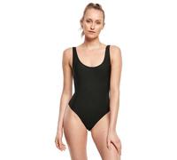Urban Classics Women's Ladies Shiny Rib Body Base Layer, Black, L