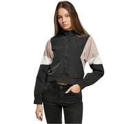 Urban Classics 3-tone Crinkle Jacket Black 5XL Woman